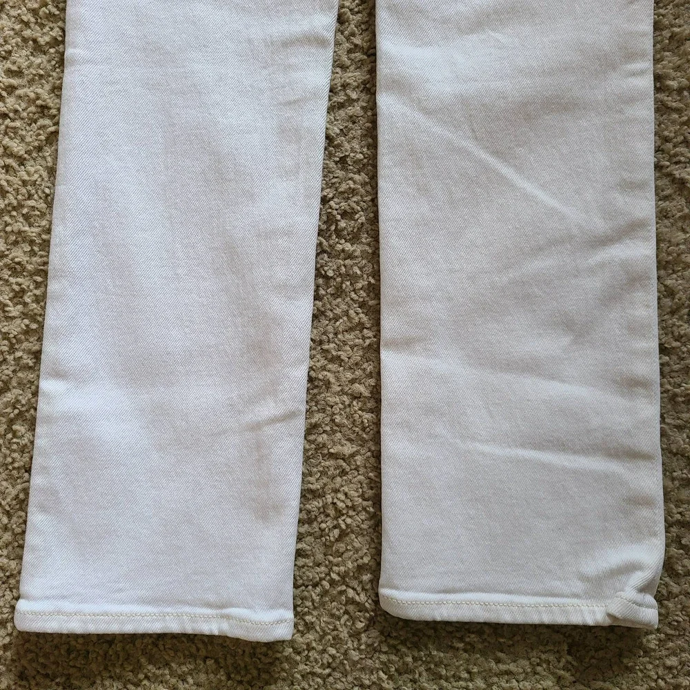 GRAYSON The Hero High‎ Rise Straight Leg Button Fly Jeans Natural Women's 25
